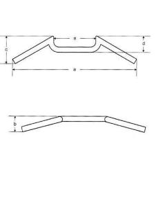 CLUBMAN LOW HANDLEBAR BLACK 22MM 2