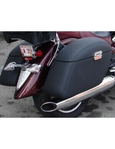 Saddlebags Rígidos "Jumbo Forte" 40 L. Preto Ou Couro