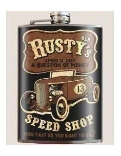 FRASCO DE "RUSTY'S SPEED SHOP"