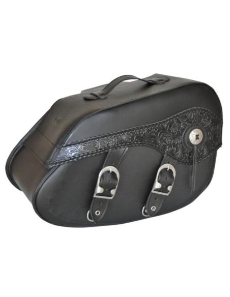 SACOCHE EN CUIR LEPANTO CELTIC GOTHIQUE