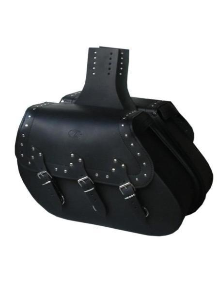 Comprar Alforjas De Cuero Ikaro Clásicas Con Tachuelas a precio de oferta