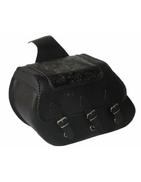 IKARO GOTHIC LEATHER SADDLEBAGS