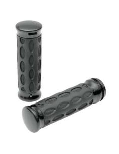 Comprar Puños Hotop Designs Oval Negros Para Harley a precio de oferta