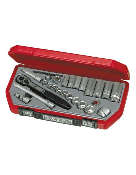 Comprar Kit Carraca 3/8 Con Vasos En Pulgada a precio de oferta