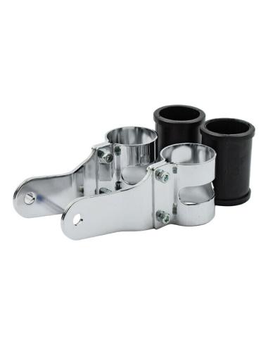 Comprar Soportes De Faro Uni-Basic Cromados Horquilla 38-42Mm a precio de oferta