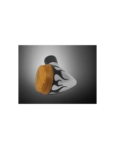 Comprar Pegatina 3D Con Relieve Flame Negra a precio de oferta