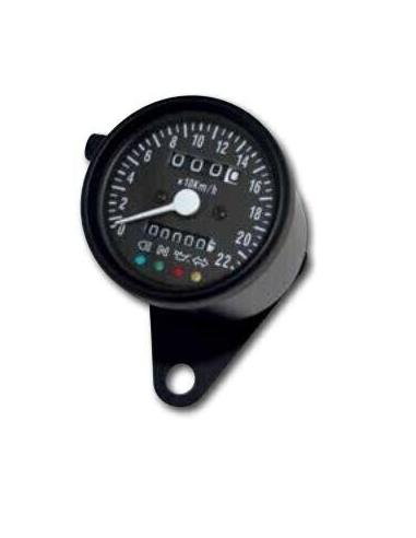 Comprar Cuentakilometros 60Mm Negro Con Parcial E Indicadores a precio de oferta