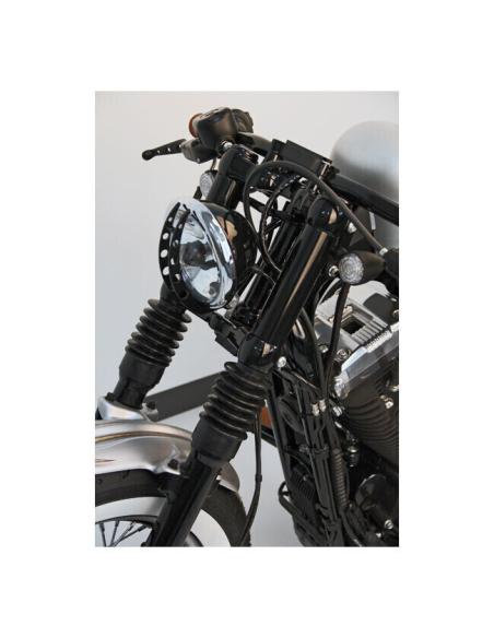 CACHE-FOURCHE SUPÉRIEUR NOIR SPORTSTER 04-UP