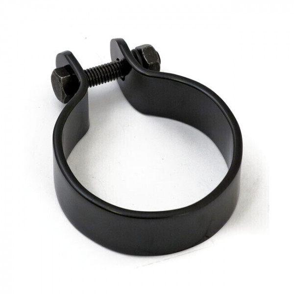 BLACK EXAUST CLAMP 47MM
