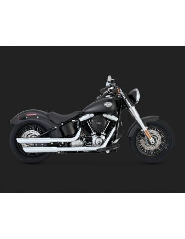 Comprar Colas Twin Slash 3" Cromadas Para Softail Deluxe/Cross Bones/Sli a precio de oferta