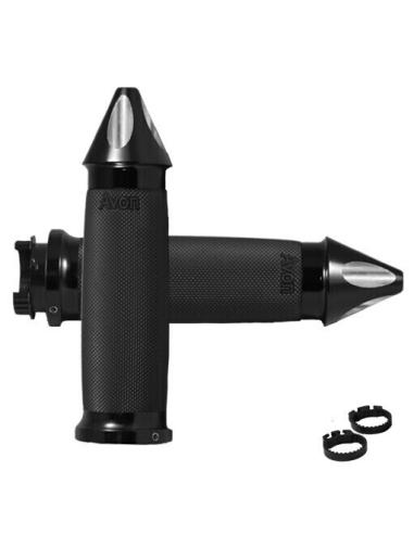 AVON GRIP BLACK BILLET SPIKE JAPANESE CRUISER