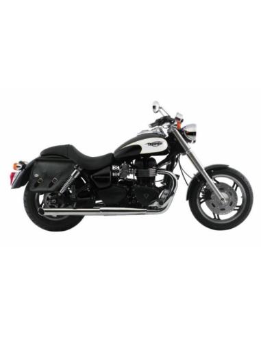 BLACK BRETONIA LEATHER SADDLEBAGS