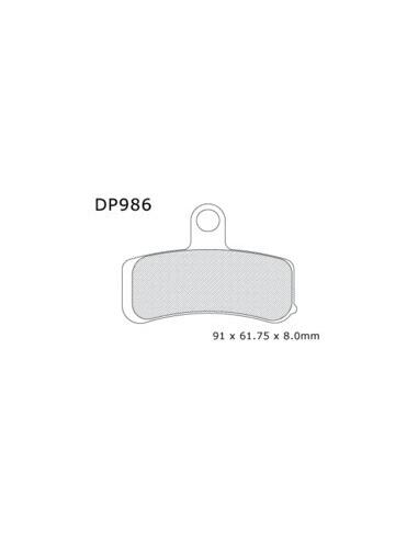 PASTILHAS DE FREIO DIANTEIRAS SINTERED DP986 08-13