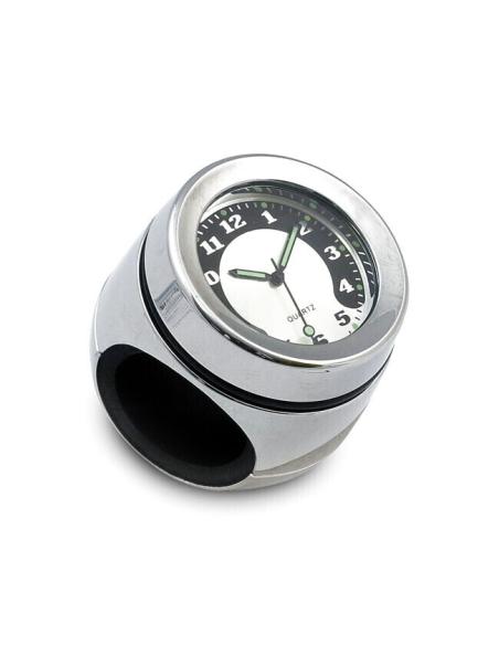 Comprar Reloj Round Cromado Para Manillar 25Mm O 32Mm a precio de oferta