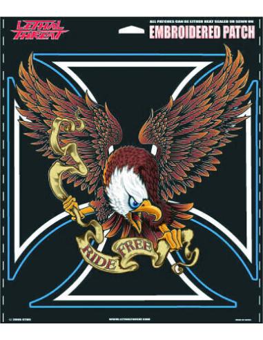 RIDE FREE EAGLE PATCH 30,5 X 30,5 CM