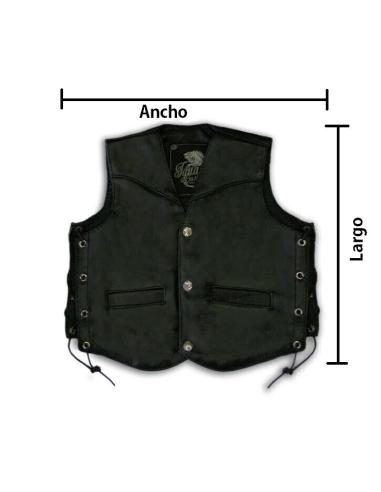 Acquista Gilet in Pelle con Lacci Laterali per Bambino a Prezzo Scontato