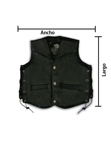 Acquista Gilet in Pelle con Lacci Laterali per Bambino a Prezzo Scontato
