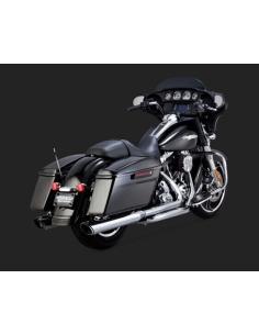 Comprar Colas Twin Slash Round 4" Cromadas Para Hd Touring De 1995 A 2016 a precio de oferta
