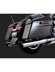 CAUDAS DE CORTE DUPLA CROMADA RODADA 4" PARA TOURING HD DE 1995 A 201 2