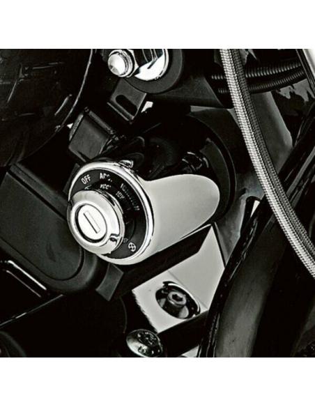 GARNITURE CHROMÉE POUR CLÉ D'ALLUMAGE SPORTSTER 2004-UP