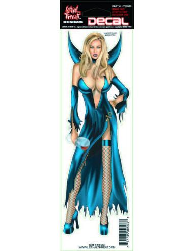 VAMPIRE BABE DECAL 7.6 X 25.4 CM
