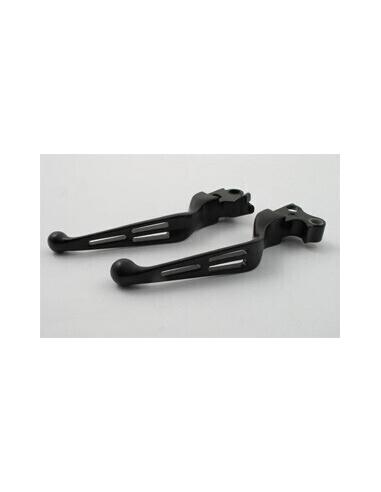 3-SLOT BLACK HARLEY LEVERS