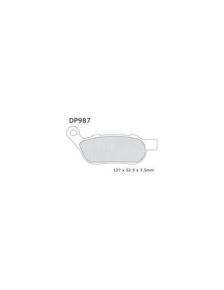 Comprar Pastillas De Freno Trasera Sinterizada Dp987 08-17 a precio de oferta