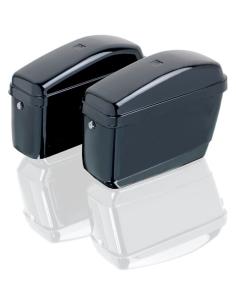 RÍGIDOS "MINI ROTA" BLACK GLOSS SADDLEBAGS