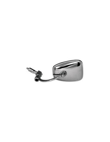 CHROME-PLATED RECTANGULAR HANDLEBAR END MIRROR