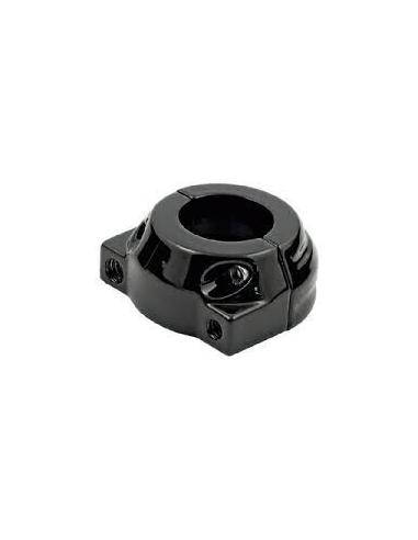 BLACK THROTTLE CLAMP SET, DUAL CABLE