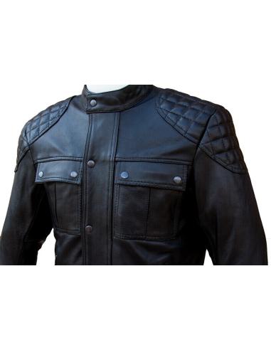Comprar Chaqueta "Fifty-Eight" De Piel Natural Con Protecciónes a precio de oferta