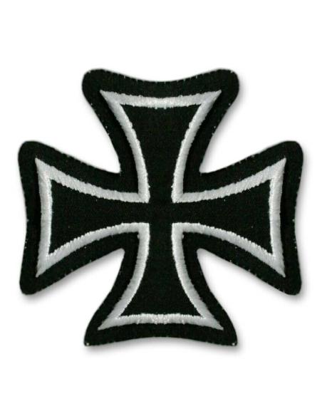 IRON CROSS WHITE/BLACK PATCH 7X7 CM