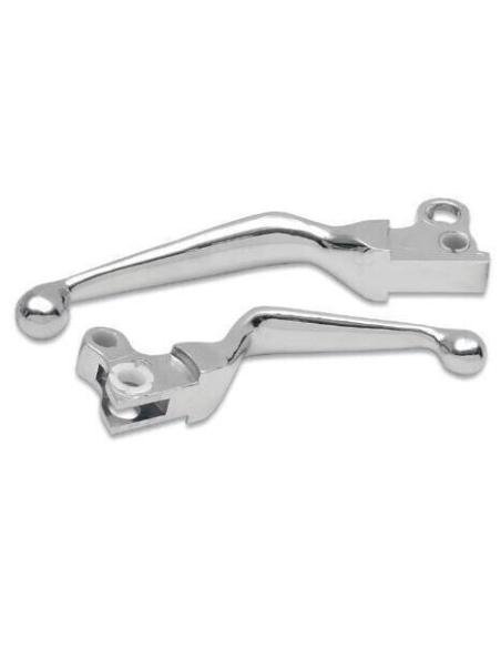 LEVIERS LARGES CHROMÉS POUR SPORTSTER 2014 ET PLUS.