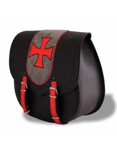 SAC DE SELLE EN CUIR SPARTA NOIR CROSS MALTE