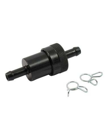 BLACK ALUMINIUM FUEL FILTER