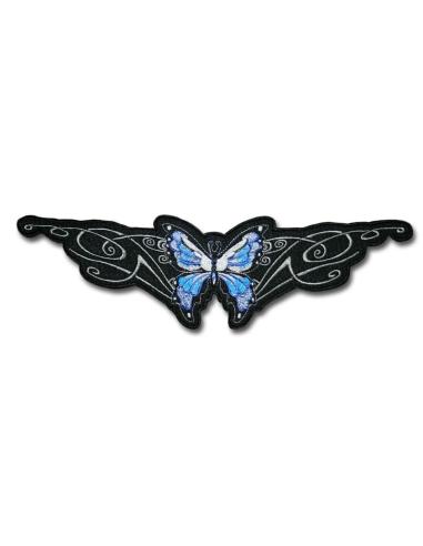 MANCHA DE BORBOLETA TRIBAL AZUL 29 X 9 CM