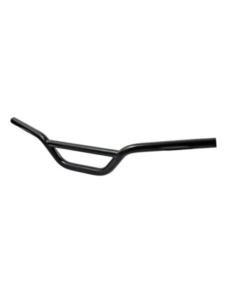 GUIDON DE MOTO 25MM SANS TROUS NOIR BILTWELL