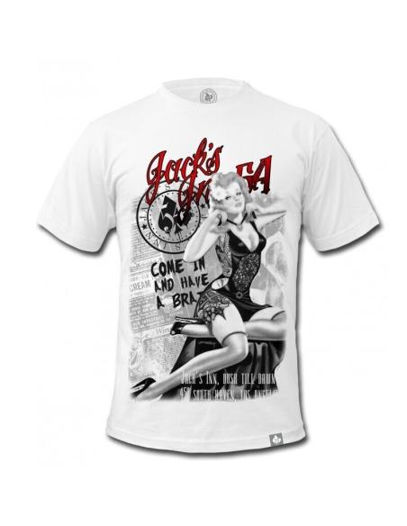 T-SHIRT À MANCHES COURTES JACK INN 54 "COME IN" (ENTREZ)