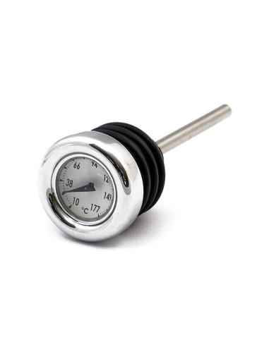Comprar Tapón Deposito De Aceite Con Termometro Para Hd Softail 00-15 a precio de oferta