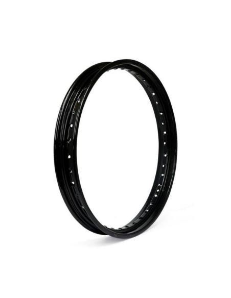 Acquista Cerchio Nero 1.85 X 21" Stile Custom Con 40 Raggi - Valvola Centrale Metallica a prezzo scontato