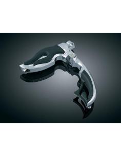 Comprar Estriberas Para Harley "Flame" Con Talonera Plegable a precio de oferta