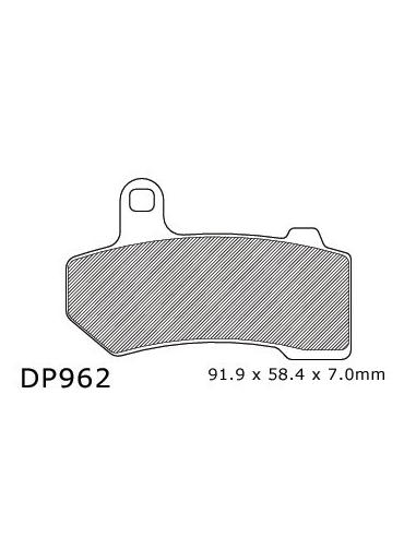 PLAQUETTES DE FREIN FRITTÉES DP962 HARLEY