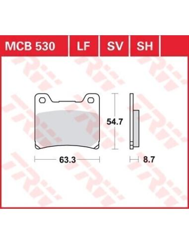 Acquista Pastiglie Freno Posteriori Mcb530 a prezzo scontato