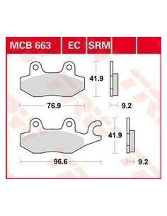 Comprar Pastillas De Freno Delantera Sinterizada Mcb663Srm a precio de oferta 2