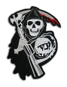 Patch "Ceifador - Filhos Da Anarquia" 30X20Cm | Preço Promocional