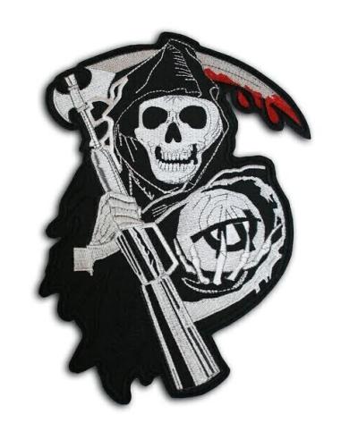 Comprar Parche "Reaper - Sons Of Anarchy" 30X20Cm a precio de oferta