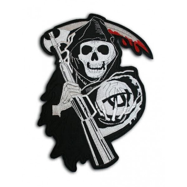 PATCH "REAPER - SONS OF ANARCHY" 30X20CM