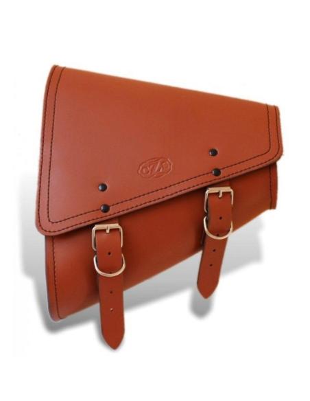 ODIN BASIC SWINGARM BAG BROWN LEATHER