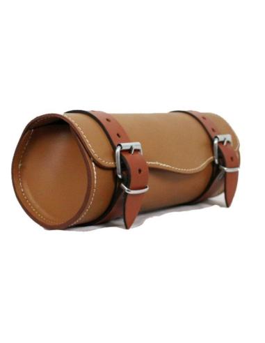 Comprar Rulito Mediano Cuero Camel Y Marrón a precio de oferta