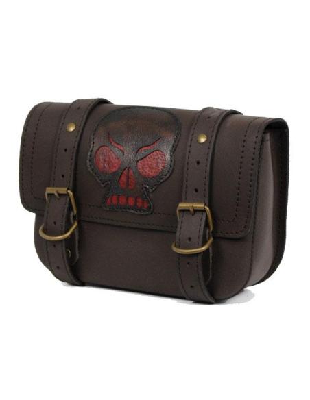 CALYSTO OLD RAT SKULL INDIVIDUAL SADDLEBAG